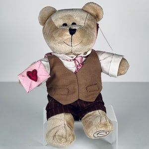 Starbucks Bear Collectible Bearista Valentine Love Letter Heart 2007 58th Ed
